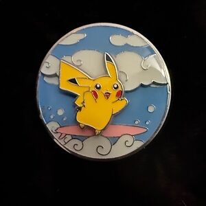 Pikachu Surfing Enamel Pin